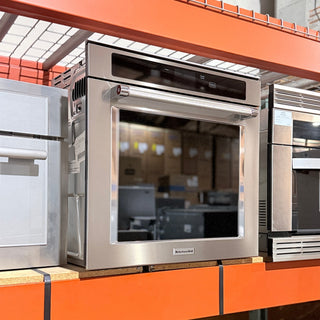 KitchenAid KOSC504PPS 24 inch Convection Oven, Side View - Open Box | Appliance Key