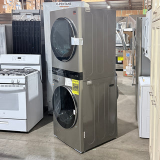 LG STUDIO WSEX200HNA 27 inch WashTower™ Washer Dryer Combo, Side View - Open Box | Appliance Key
