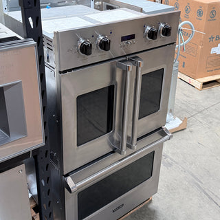 Viking VDOF7301SS 30" French Door Double Wall Oven, Side View - Open Box | Appliance Key