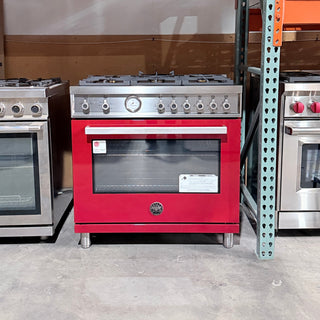 Bertazzoni PROF366GASROT 36 in Professional Gas Range, Front View - Open Box | Appliance Key