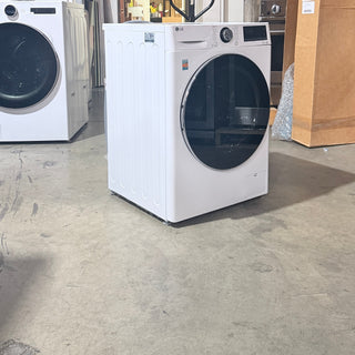 LG WM1455HWA 24 inch Smart Compact Washer, Side View - Open Box | Appliance Key