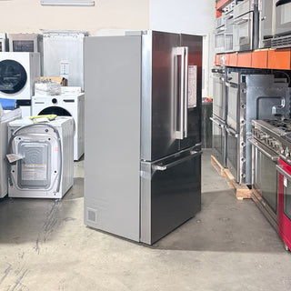 LG STUDIO SRFB27S3 36 inch Counter Depth French Door Refrigerator, Side View - Open Box | Appliance Key