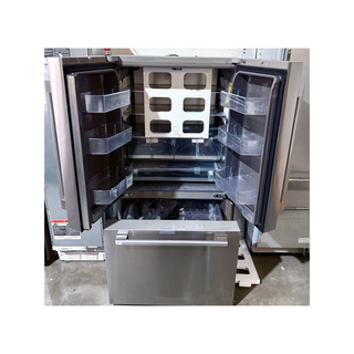 LG Studio 36-inch Counter-Depth French Door Smart Refrigerator, stainless steel, Interior View, Model SRFB27S3 (Open Box)