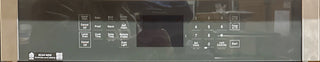 GE 27 inch wall oven control panel with digital display and cooking modes, Model JKD3000SNSS (Open Box)