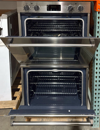 Bertazzoni 30-inch Double Electric Wall Oven with 8.2 cu. ft. total capacity, stainless steel, Model MASFD30XV (Open Box)