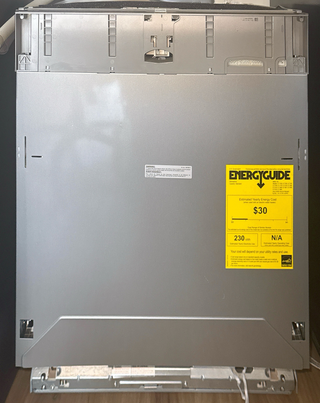 Miele 24" built-in dishwasher, front view door panel, stainless steel, Model G7591SCVi (Open Box)