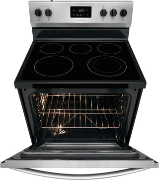 Frigidaire - 30 Inch Freestanding Electric Range with 5 Heating Elements -  FCRE3052AS