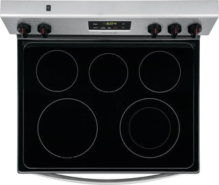 Frigidaire - 30 Inch Freestanding Electric Range with 5 Heating Elements -  FCRE3052AS