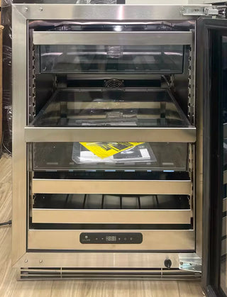 U-Line - 24 inch Beverage Center with LED Lighting - UHBV524-SG01A Open Box
