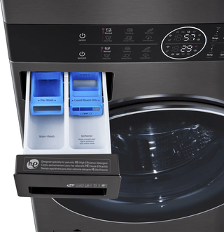 LG Single Unit Front Load LG WashTower™ with Center Control™ 4.5 cu. ft. Washer and 7.4 cu. ft. Gas Dryer -  WKGX201HBA Open Box