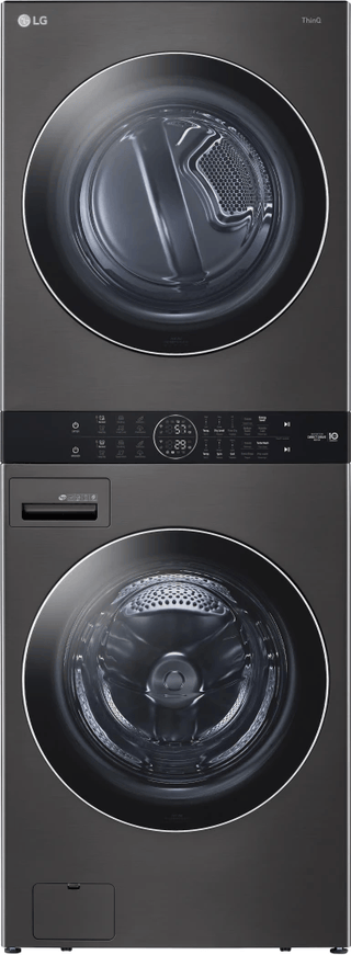LG Single Unit Front Load LG WashTower™ with Center Control™ 4.5 cu. ft. Washer and 7.4 cu. ft. Gas Dryer -  WKGX201HBA Open Box