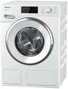 Miele WXF660WCS 24" 2.26 Cu. Ft. W1 Front-Load Washer in Lotus White -  Stock photo